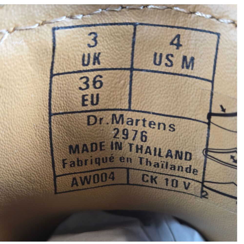 Dr. Martens 2976 Chelsea Boots Gaucho Crazy Horse Brown Size Men's 4, Women's 5 - Picture 8 of 9